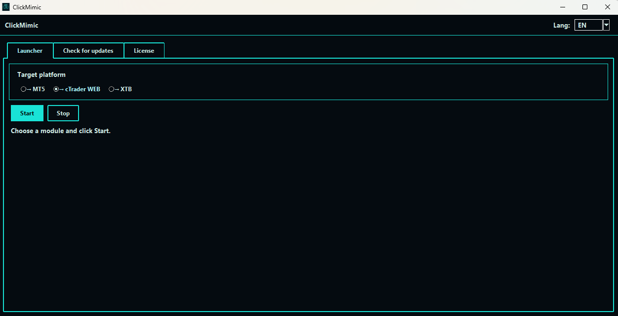 ClickMimic app screenshot